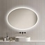 Loxa Badkamerspiegel 100x70 cm met Afgeronde Hoeken, LED Verlichting, Spiegelverwarming en Touchbediening | Rondo