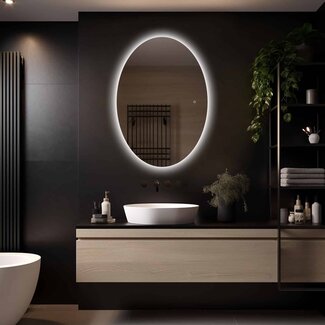 Loxa Ronde Hoek Badkamerspiegel 120x70 – Rondo