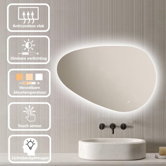 Loxa Badkamerspiegel 90x60 LED – Venus