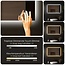 Loxa Luxe Badkamerspiegel 100x60 cm Goud met LED, Spiegelverwarming en Touchbediening | Marbella