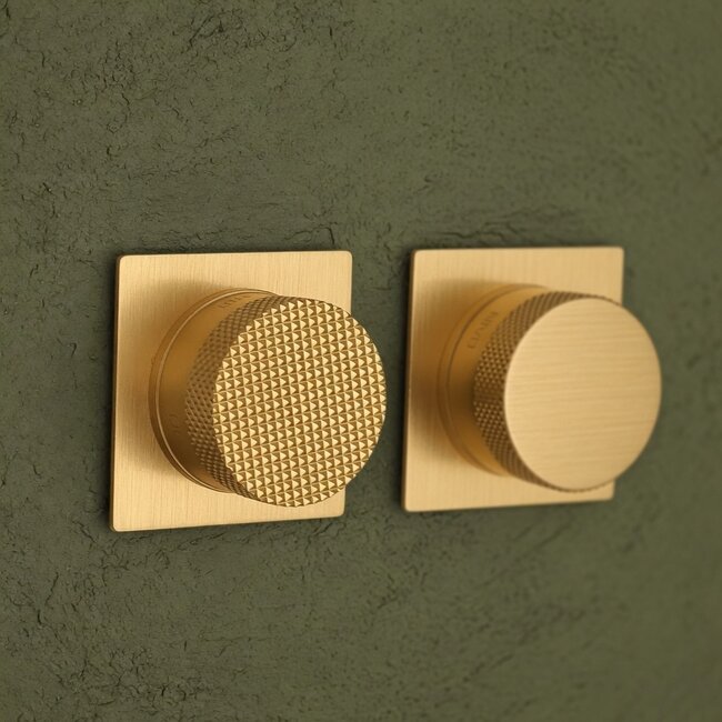 Como Mood60 Goud Inbouw Thermostatische Doucheset met Regendouche 30 cm – Inclusief Inbouwdeel | 5 Jaar Garantie