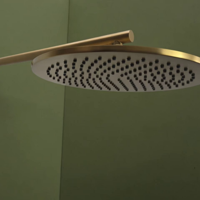 Como Mood60 Goud Inbouw Thermostatische Doucheset met Regendouche 30 cm – Inclusief Inbouwdeel | 5 Jaar Garantie