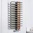 Elektrische Design Badkamerradiator 780 × 400 mm – Compacte handdoekradiator in nikkel/koper met elektrisch verwarmingselement