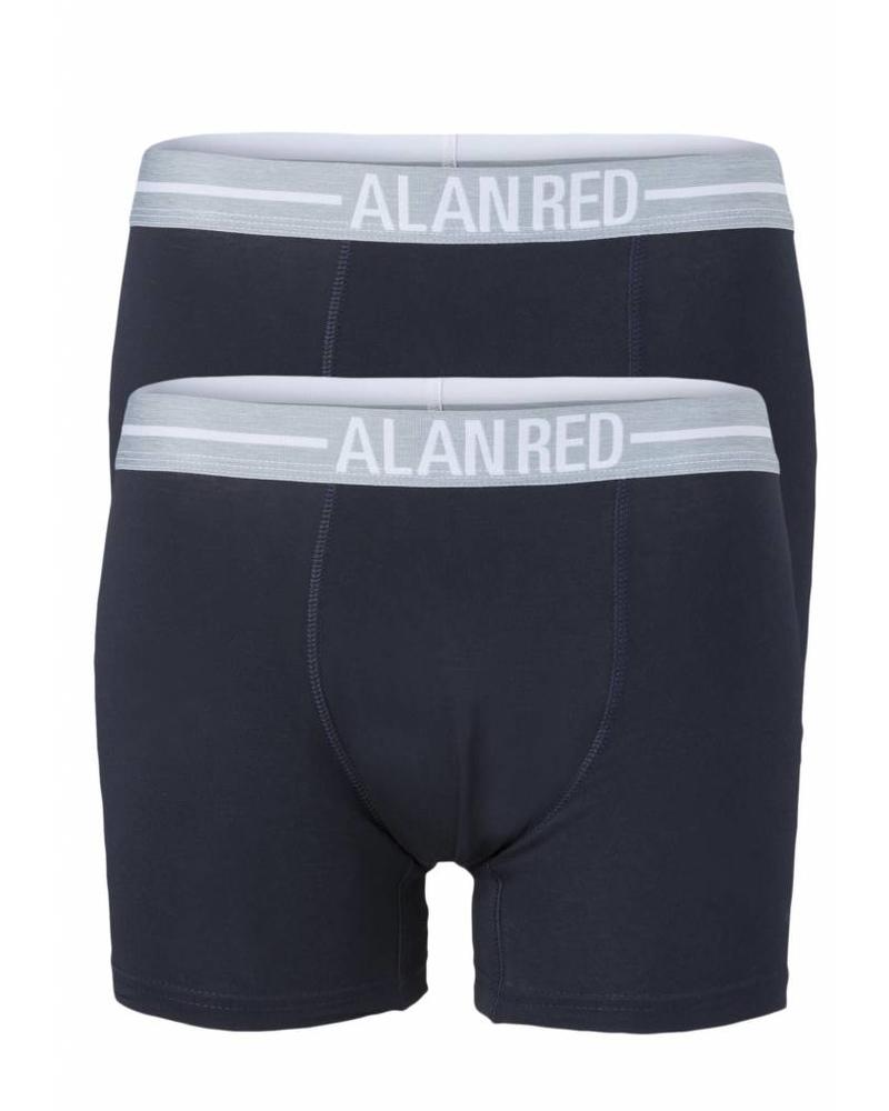 Alan Red 7001/2 06 lasting Navy 2-packboxer