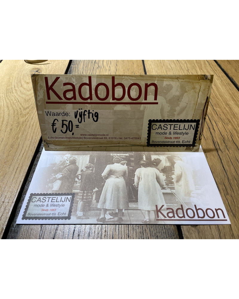 Kadobon 50 euro