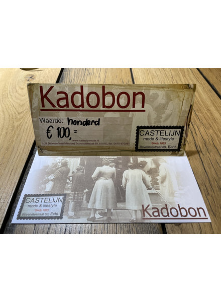 Kadobon 100 euro