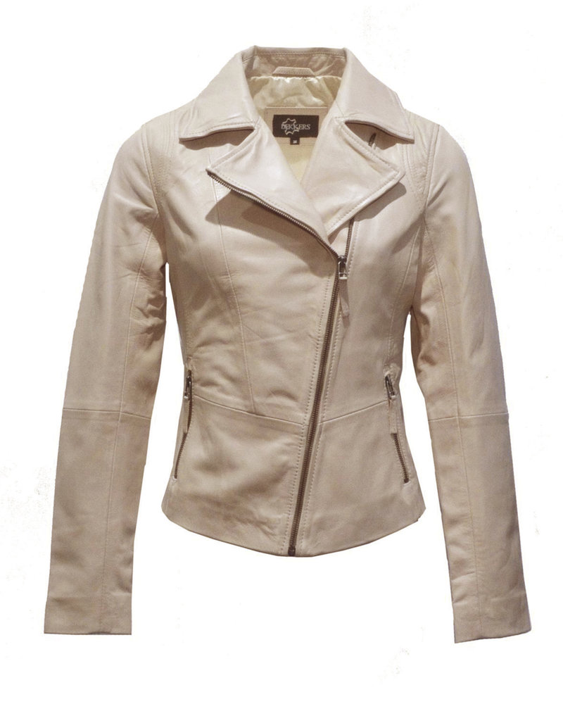 Dekkers ledermode. Sally lamsnappa beige