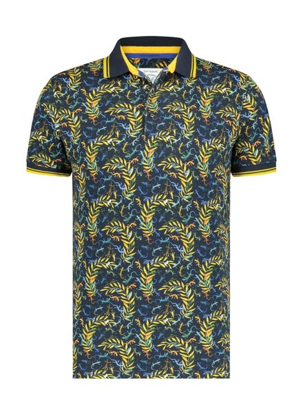 A Fish Named Fred 26.03.313 Polo lizzard navy