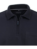 Casamoda 934058100/105 polo met rits d-blauw