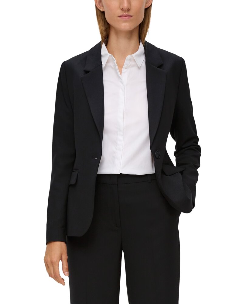 S.olver Binnen blazer 2134056.9999 Zwart