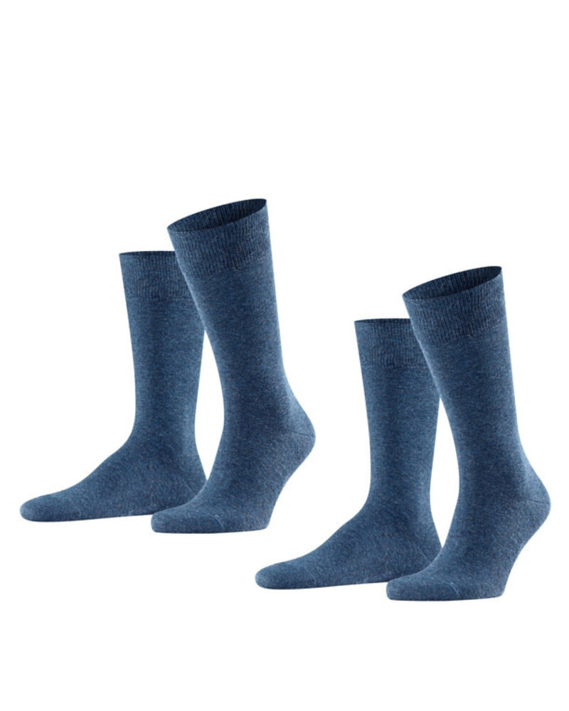 Falke Swing 14633-6490  navyblue m 2 -Pack