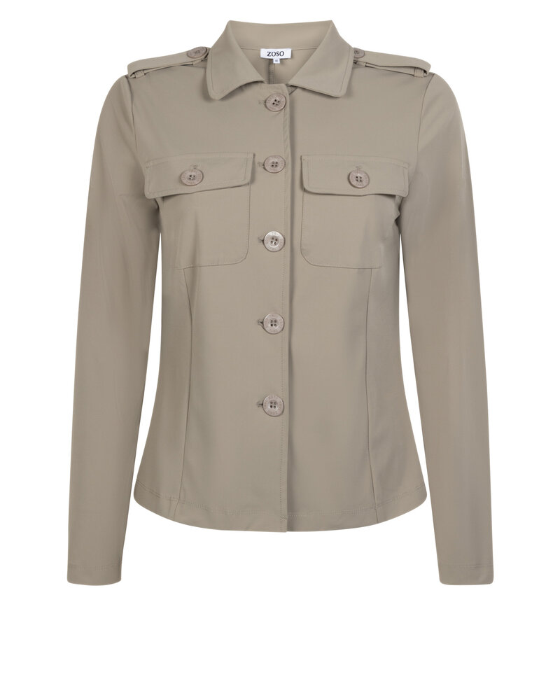 ZOSO 234 Game travel jacket 0009 taupe