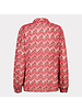 Esqualo SP24.14007 blouse basic zigzag print
