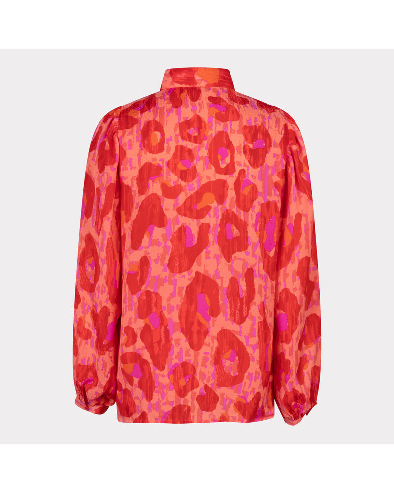 Esqualo SP24.15001 blouse basic Fancy Animal print