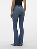 Vero moda 10302478 Medium Blue Denim vmflah mr flared Jeans l1347 Ga Noos