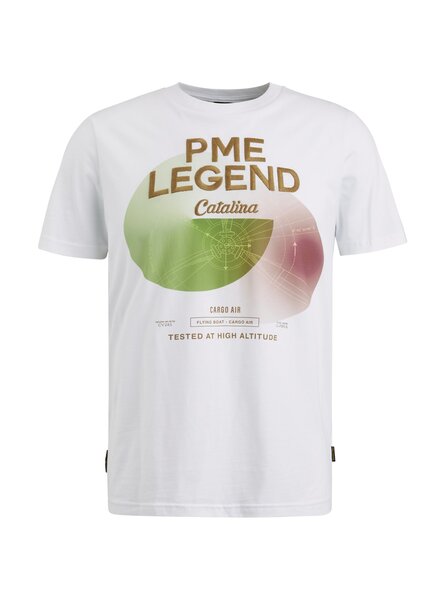 PME LEGEND PTSS2402574 Short sleeve r-neck single jersey mercerised