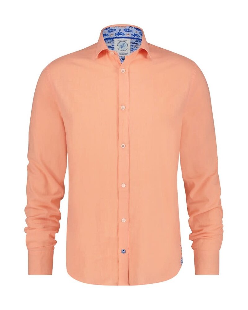 A Fish Named Fred 9787 427 Shirt linen coral