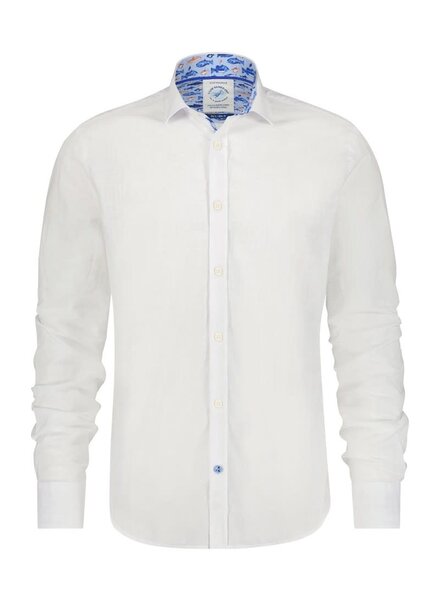 A Fish Named Fred 9777 104 Shirt linen white