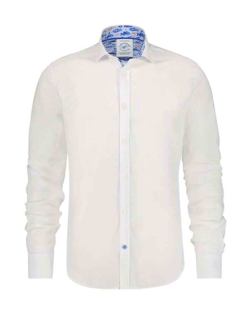 A Fish Named Fred 9777 104 Shirt linen white