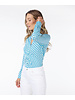 Esqualo SP24.30010 Blouse gathering Bayside 999 print