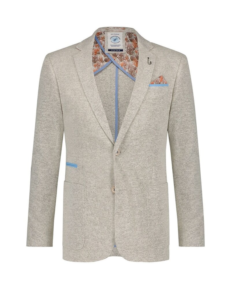 A Fish Named Fred 28.120  101 Blazer fine textured Off-White