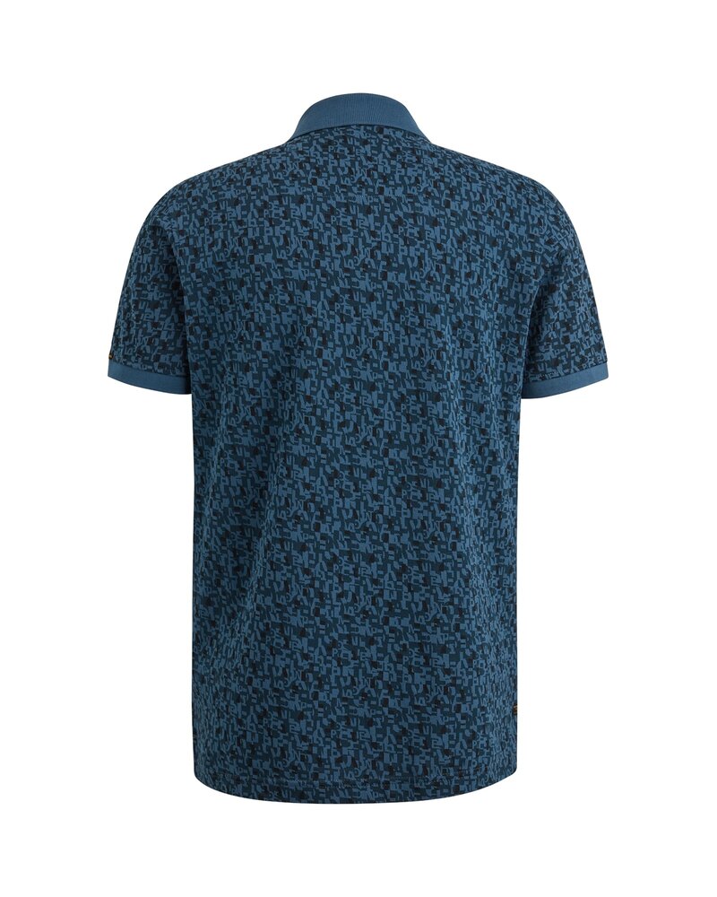 PME LEGEND PPSS2402852 Short sleeve polo pique all over print