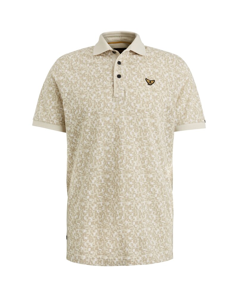 PME LEGEND PPSS2402852 7013 Short sleeve polo pique all over print