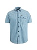 PME LEGEND PSIS2403248 Short Sleeve Shirt Indigo Chambray