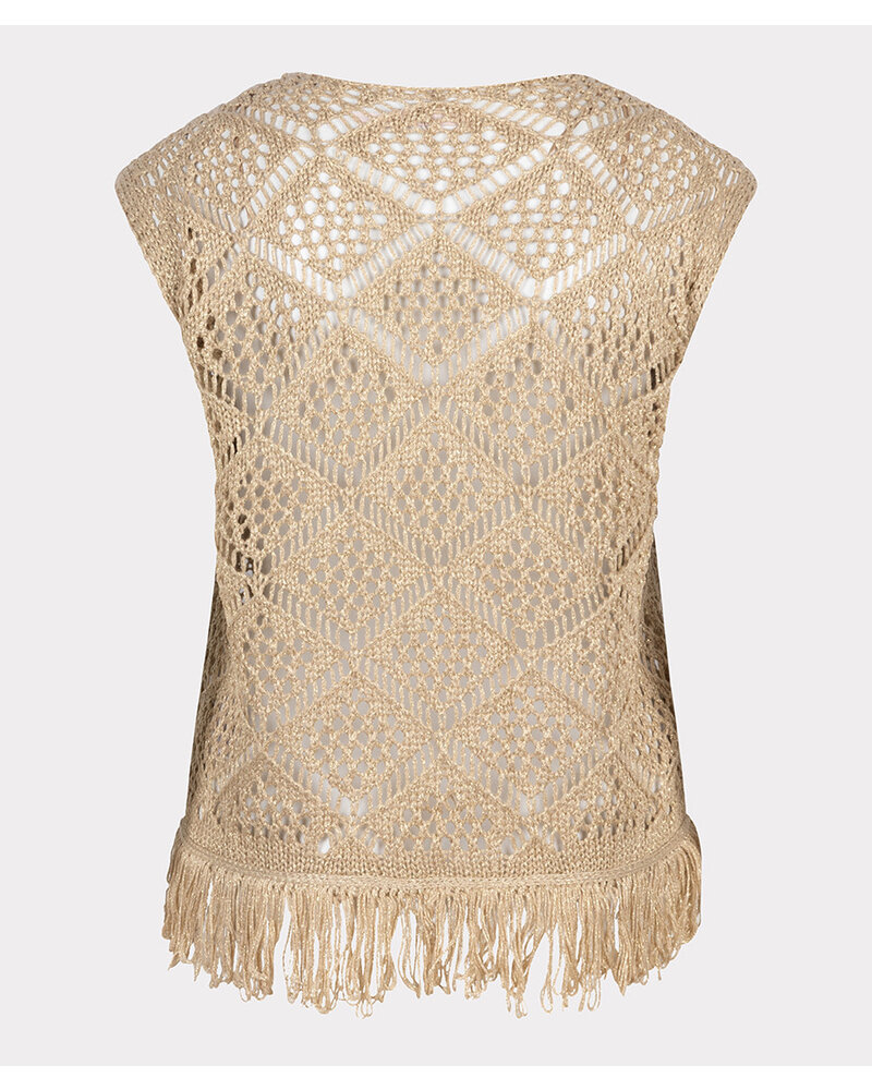 Esqualo HS24.18205 Gilet fringes Gold