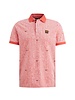 PME LEGEND PPSS2404851  Short sleeve polo Two tone pique printed