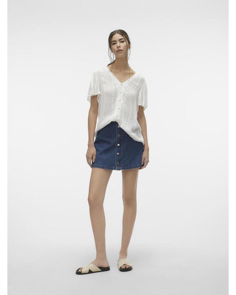 Vero moda 10306686  4474408  VMKANVA SS TOP WVN GA