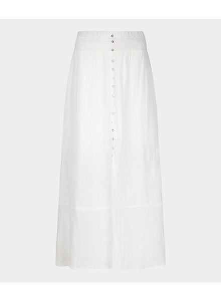 Esqualo HS24.28212  Skirt linen Off White