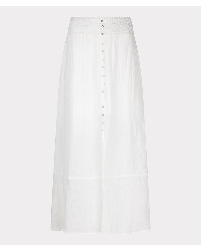 Esqualo HS24.28212  Skirt linen Off White