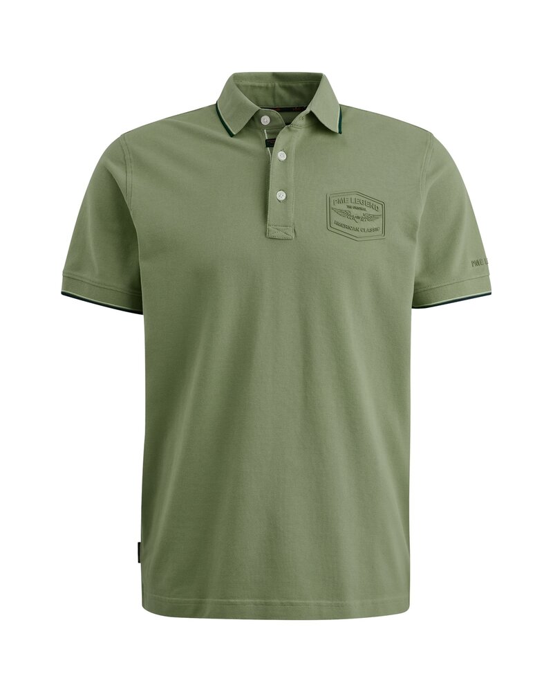 PME LEGEND PPSS2404867 6415 Short sleeve polo Stretch pique package