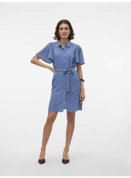 Vero moda 10317612  VMSHIVE S/S SHORT SHIRT DRESS WVN EXP