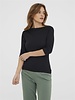 Vero moda 10274133  VMPANDA MODAL 3/4 TOP JRS NOOS  Black