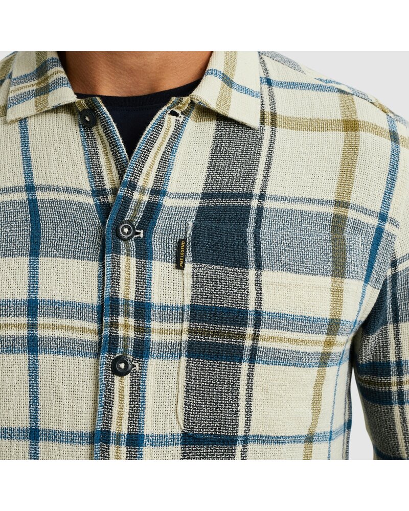 PME LEGEND PSI2408207  Long Sleeve Shirt Matt weave Check 7013