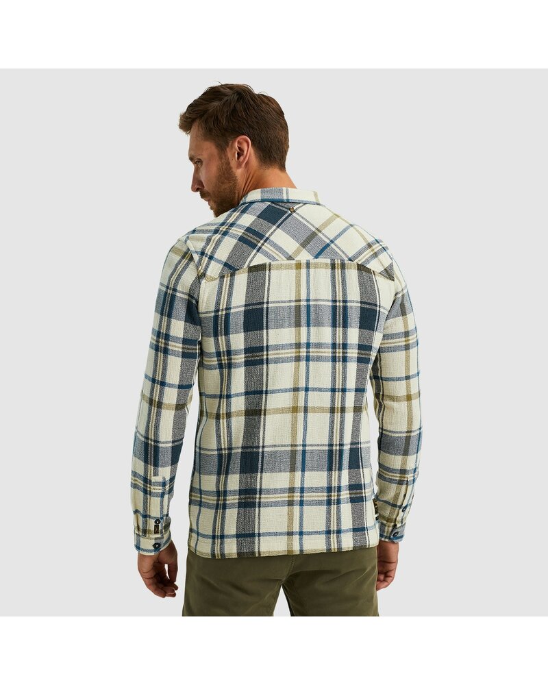 PME LEGEND PSI2408207  Long Sleeve Shirt Matt weave Check 7013