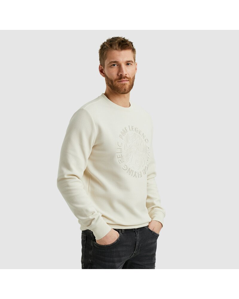 PME LEGEND PSW2408429 Crewneck waffle jersey 7013