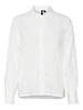 Vero moda VMBROOKE LS EMB SHIRT WVN GA witte blouse