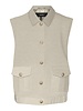 Vero moda 10315527  VMSUZI SHORT WAISTCOAT Oatmeal