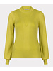 Esqualo F24.31501  Sweater mix rib V-detail lurex