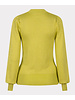 Esqualo F24.31501  Sweater mix rib V-detail lurex