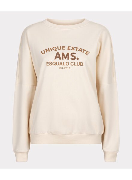 Esqualo F24.05534  Sweater embroidery “Estate"