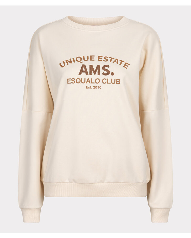 Esqualo F24.05534  Sweater embroidery “Estate"