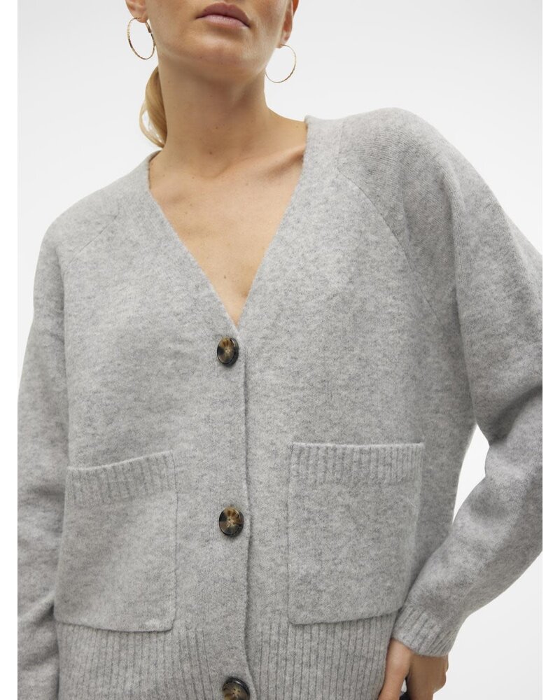 Vero moda 10320457  VMBOOM LS V-NECK BUTTON CARDIGAN GA