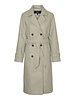 Vero moda 10289870 Silver Mink VMFORTUNEVEGA LONG TRENCHCOAT GA