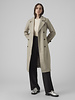 Vero moda 10289870 Silver Mink VMFORTUNEVEGA LONG TRENCHCOAT GA