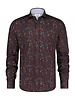 A Fish Named Fred 29.030 405 SHIRT FOREST ANIMALS BURGUNDY