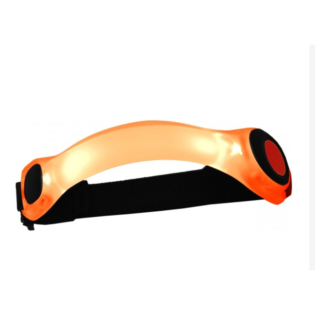 Fen Hardloop LED veiligheidsverlichting - armband - oranje